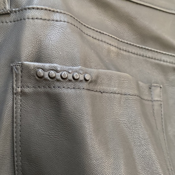 BLANK DENIM NYC whipstitch faux leather pant - Picture 3 of 11